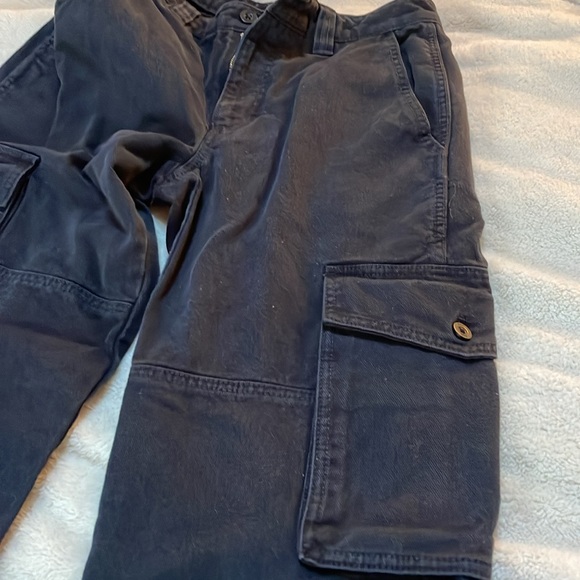 TNA cargo pants size 2; black - Picture 3 of 5